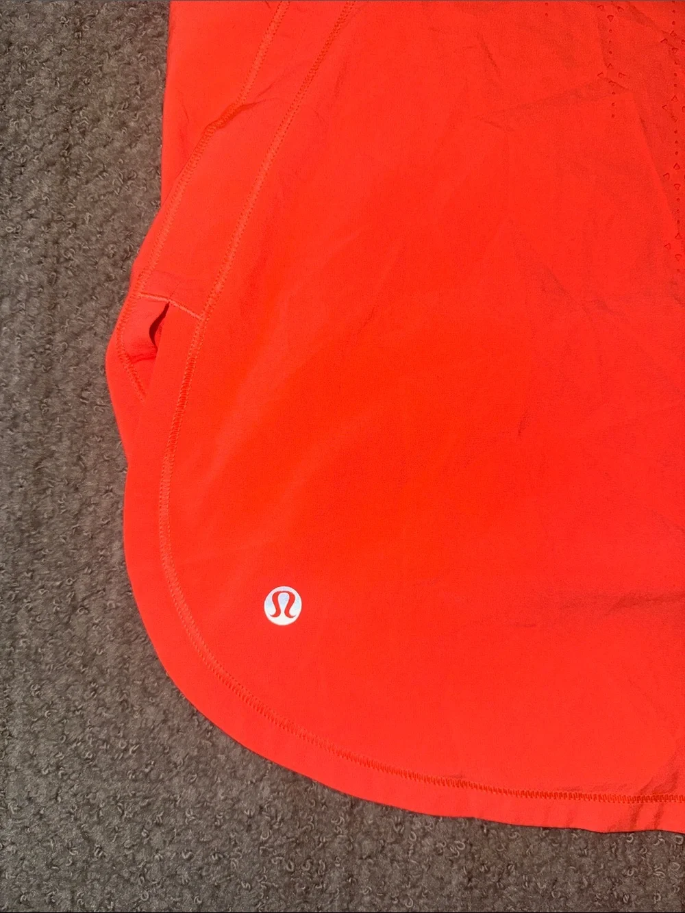 Lululemon In A Flash Coral Racerback Tank Top
